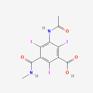 molecular formula C11H9I3N2O4 B1662528 碘塔酸 CAS No. 2276-90-6