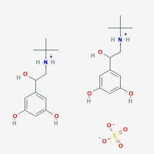 molecular formula C24H40N2O10S B1662530 Terbutaline sulfate CAS No. 23031-32-5