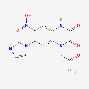 molecular formula C13H9N5O6 B1662537 佐那泮 CAS No. 210245-80-0