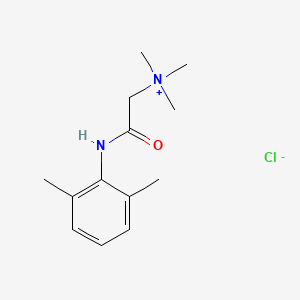 B1662575 Lidocaine N-methyl hydrochloride CAS No. 5369-00-6