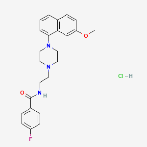 molecular formula C24H27ClFN3O2 B1662584 S 14506 盐酸盐 CAS No. 286369-38-8