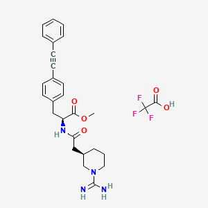 molecular formula C28H31F3N4O5 B1662585 三氟醋酸 Ro 26-4550 CAS No. 1217448-66-2