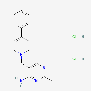 molecular formula C17H22Cl2N4 B1662600 盐酸罗 10-5824 CAS No. 189744-94-3