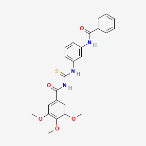 N-[[3-[(Benzoyl)amino]phenyl]aminomethyl]-3,4,5-trimethoxybenzamide(MRT-10 )