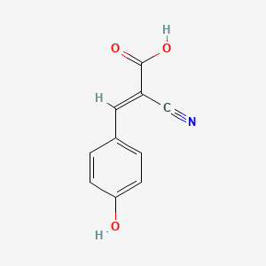 molecular formula C10H7NO3 B1662649 alpha-Cyano-4-hydroxycinnamic acid CAS No. 28166-41-8