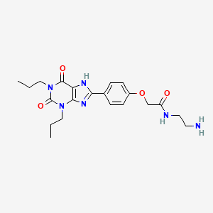 molecular formula C21H28N6O4 B1662662 Xanthine amine congener CAS No. 96865-92-8