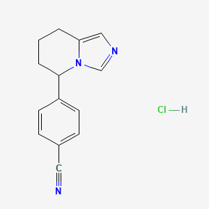 molecular formula C14H14ClN3 B1662667 法卓唑盐酸盐 CAS No. 102676-31-3