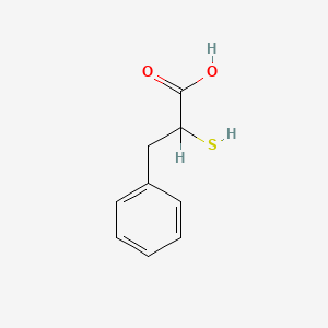 B1662681 3-Phenyl-2-sulfanylpropanoic acid CAS No. 90536-15-5