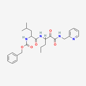 molecular formula C26H34N4O5 B1662682 钙蛋白酶抑制剂 XII CAS No. 181769-57-3
