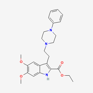 molecular formula C₂₅H₃₁N₃O₄ B1662706 阿佩替汀 CAS No. 27076-46-6