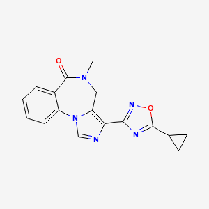 molecular formula C₁₇H₁₅N₅O₂ B1662712 Comeib CAS No. 106447-61-4