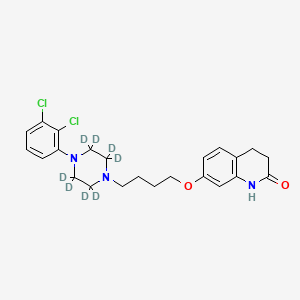 molecular formula C23H19D8Cl2N3O2 B1662822 Aripiprazole-d8 CAS No. 1089115-06-9