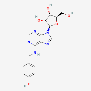 molecular formula C17H19N5O5 B1662826 N6-(4-Hydroxybenzyl)-adenosine CAS No. 110505-75-4