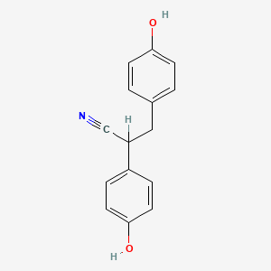 molecular formula C15H13NO2 B1662864 Diarylpropionitrilo CAS No. 1428-67-7