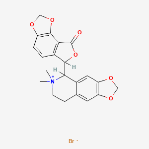 molecular formula C21H20BrNO6 B1662874 (-)-双鸡冠花甲溴化物 CAS No. 73604-30-5