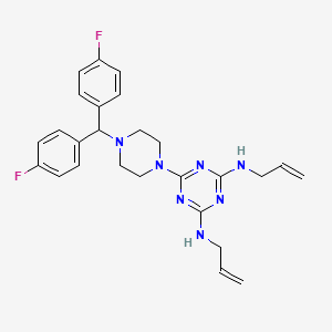 molecular formula C26H29F2N7 B1662879 阿米曲林 CAS No. 27469-53-0