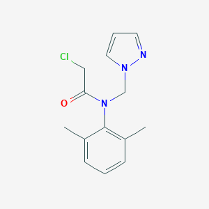 molecular formula C14H16ClN3O B166288 异丙甲草胺 CAS No. 67129-08-2