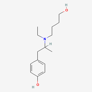 B1662888 4-(2-(Ethyl(4-hydroxybutyl)amino)propyl)phenol CAS No. 155172-67-1