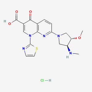 molecular formula C18H20ClN5O4S B1662909 ボレロキシン塩酸塩 CAS No. 175519-16-1