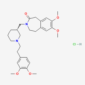 molecular formula C28H39ClN2O5 B1662912 DK-AH 269 CAS No. 186097-54-1