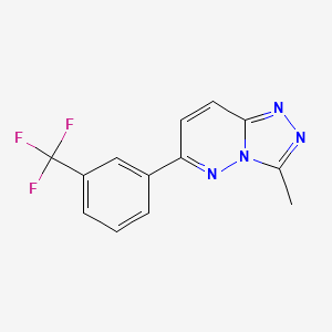 3-Methyl-6-[3-(trifluoromethyl)phenyl]-[1,2,4]triazolo[4,3-b]pyridazine