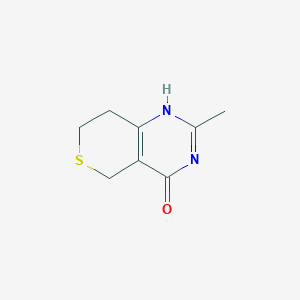 B1662944 7,8-Dihydro-2-methyl-1H-thiopyrano[4,3-d]pyrimidin-4(5H)-one CAS No. 284028-90-6