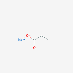 molecular formula C4H5NaO2 B166295 Natriummethacrylat CAS No. 5536-61-8