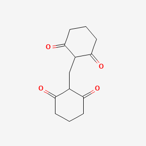 B1662973 2-[(2,6-Dioxocyclohexyl)methyl]cyclohexane-1,3-dione CAS No. 54135-60-3