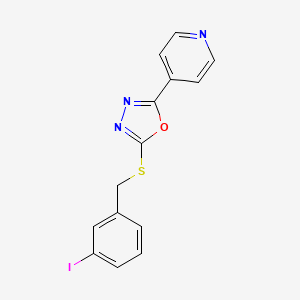 molecular formula C14H10IN3OS B1663020 GSK-3beta 抑制剂 II CAS No. 478482-75-6