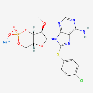 B1663021 8-(4-Chlorophenylthio)-2'-O-methyladenosine 3',5'-cyclic Monophosphate sodium salt CAS No. 510774-50-2