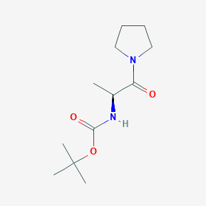 B166303 (S)-2-N-Boc-Amino-1-pyrrolidin-1-yl-propan-1-one CAS No. 138356-92-0