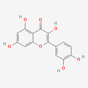 molecular formula C15H10O7 B1663063 Quercetin CAS No. 17-39-5