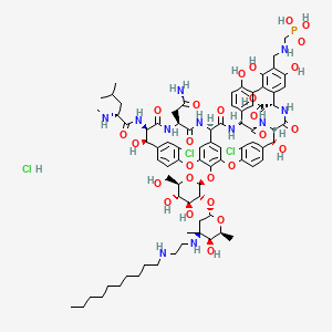 molecular formula C80H107Cl3N11O27P B1663081 特拉万星盐酸盐 CAS No. 560130-42-9