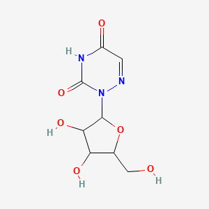 molecular formula C8H11N3O6 B1663090 6-氮杂尿嘧啶 CAS No. 54-25-1