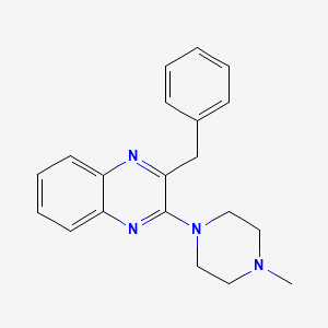 molecular formula C20H22N4 B1663098 3-苄基-2-(4-甲基哌嗪基)-喹喔啉 CAS No. 1001065-53-7