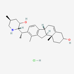 molecular formula C27H40ClNO2 B1663105 盐酸藜芦胺 CAS No. 1258005-82-1