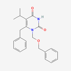 B1663111 6-Benzyl-1-benzyloxymethyl-5-isopropyl uracil CAS No. 175739-42-1