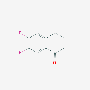 molecular formula C10H8F2O B166312 6,7-Difluor-1-Tetralon CAS No. 137114-68-2