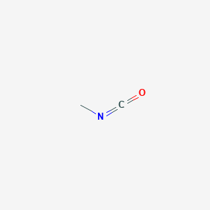 molecular formula CH3NCO<br>C2H3NO B166313 (甲亚氨基)(氧代)甲烷 CAS No. 624-83-9