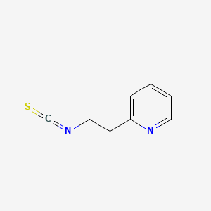 molecular formula C8H8N2S B1663150 2-(2-异硫氰酸乙基)吡啶 CAS No. 36810-91-0