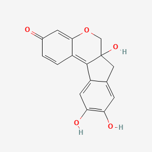 molecular formula C16H12O5 B1663177 巴西红木素 CAS No. 600-76-0