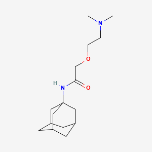 molecular formula C₁₆H₂₈N₂O₂ B1663197 金刚烷胺 CAS No. 53783-83-8
