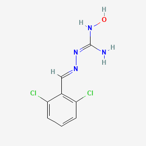 molecular formula C₈H₈Cl₂N₄O B1663198 瓜诺沙苯 CAS No. 24047-25-4