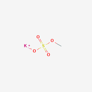 molecular formula CH3KO4S B166321 甲基硫酸钾 CAS No. 562-54-9