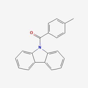 molecular formula C20H15NO B1663229 9-Carbazolyl-(4-methylphenyl)methanone CAS No. 344874-84-6