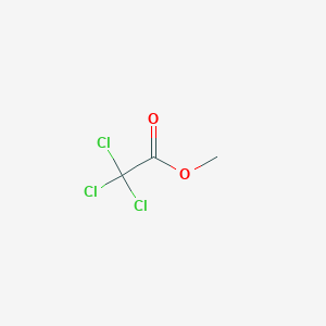 molecular formula C3H3Cl3O2 B166323 三氯乙酸甲酯 CAS No. 598-99-2