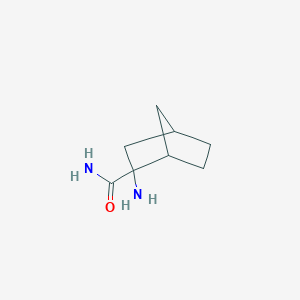 B166329 2-Aminobicyclo[2.2.1]heptane-2-carboxamide CAS No. 134047-62-4