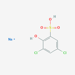 molecular formula C₆H₃Cl₂NaO₄S B1663329 3,5-二氯-2-羟基苯磺酸钠 CAS No. 54970-72-8