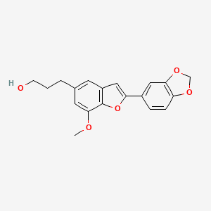 molecular formula C19H18O5 B1663352 埃戈诺尔 CAS No. 530-22-3