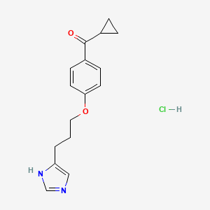 molecular formula C16H19ClN2O2 B1663369 环丙沙星盐酸盐 CAS No. 1049741-81-2